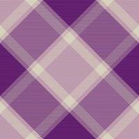 Vector textile texture of seamless plaid fabric with a pattern background check tartan.