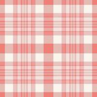 Texture pattern plaid of vector fabric seamless with a background check textile tartan.