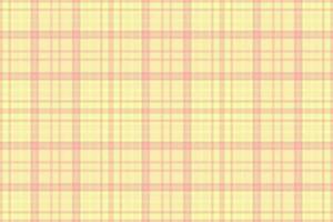 Tartan seamless texture of plaid background fabric with a check pattern textile vector. vector