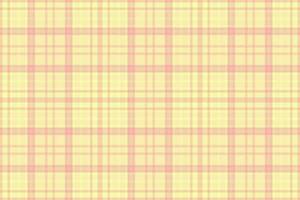 Tartan seamless texture of plaid background fabric with a check pattern textile vector. vector