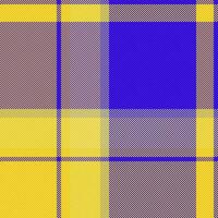 Check background fabric of textile pattern texture with a seamless vector tartan plaid.