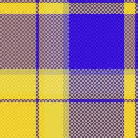 Check background fabric of textile pattern texture with a seamless vector tartan plaid.