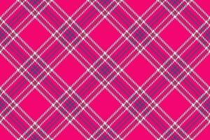 Check pattern texture of vector seamless fabric with a plaid background tartan textile.