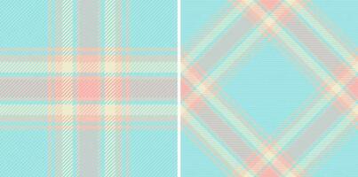 Seamless textile tartan of fabric texture background with a pattern vector check plaid.