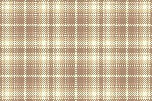 Seamless plaid fabric of background check vector with a texture pattern textile tartan.