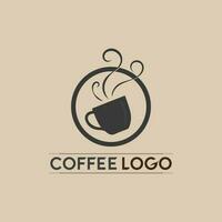 Coffee cup Logo Template vector