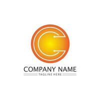 C Letter Logo Template vector