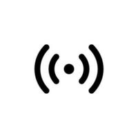 Wifi icon isolated on white background vector