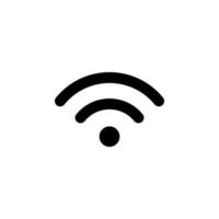Wifi icon isolated on white background vector