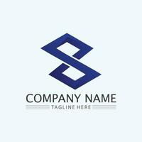 Business corporate S letter logo vector