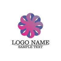 Beauty Vector flowers design logo Template icon