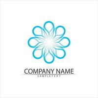 Water drop Logo Template vector