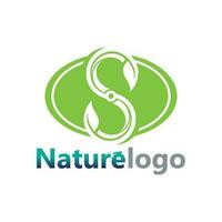 vector de diseño de logotipo de hoja para plantilla de símbolo de naturaleza editable, icono de vector de elemento de naturaleza de ecología de logotipo de hoja verde.