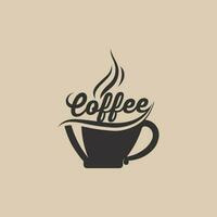 Coffee cup Logo Template vector