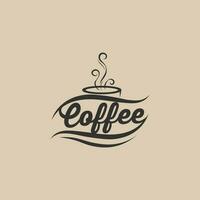 Coffee cup Logo Template vector