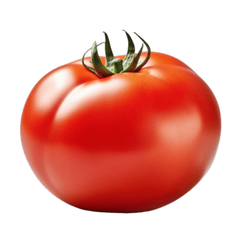 rojo tomate aislado en transparente fondo, creado con generativo ai png