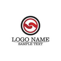 vector de diseño de logotipo de letra s corporativa empresarial