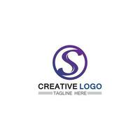 Business corporate S letter logo vector