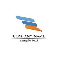 Icono de vector de plantilla de logotipo profesional de finanzas empresariales