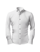 Formal shirt isolated on transparent background, created with generative AI png