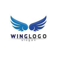 Falcon Wings Logo Template vector icon logo design app