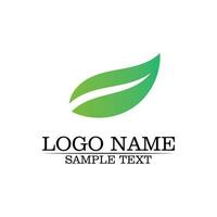 Eco Tree Leaf Logo Template vector