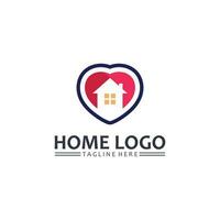 Real estate and home buildings vector logo icons template