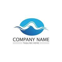 Water drop Logo Template vector