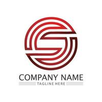 Business corporate S letter logo vector