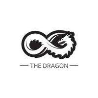 Dragon vector icon illustration