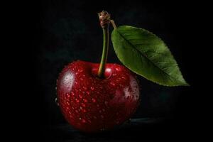 Cherry fruit AI Generated photo