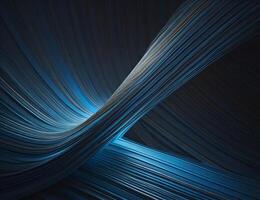 abstract blue background with some smooth lines in it, see more in my portfolio. generative ai photo