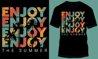 Enjoy The Summer vector