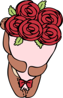 fofa amor namorados Urso de pelúcia Urso vintage boneca rabisco desenho animado desenhando png