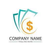 money logo and  icon design vector illustration