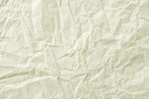 Abstract old white crumpled and creased recycle paper texture background photo