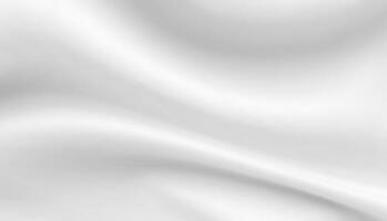 Abstract white fabric texture with soft wave background photo