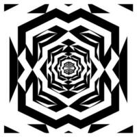 Geometric illusion abstract graphic design vector