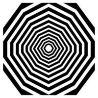 Geometric illusion abstract graphic design vector