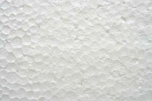 White polystyrene foam texture background photo