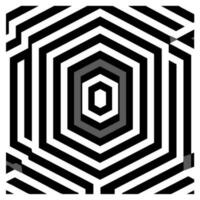 Geometric illusion abstract graphic design vector