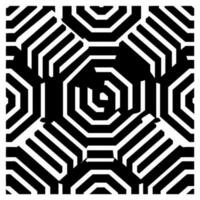 Geometric illusion abstract graphic design vector