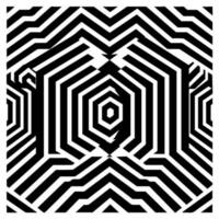 Geometric illusion abstract graphic design vector