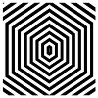 Geometric illusion abstract graphic design vector