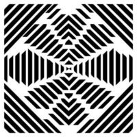 Geometric illusion abstract graphic design vector