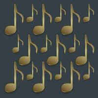 Set of Premium and golden music icon, symbol, element concept of entertaiment design vector