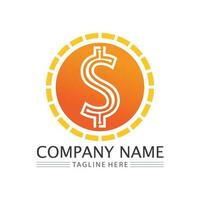 money logo and  icon design vector illustration