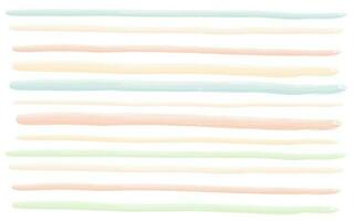 Hand drawn striped pattern, pink, orange and green girly stripe seamless background, childish pastel brush strokes. vector grunge stripes, cute baby paintbrush line backdrop