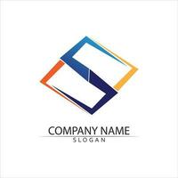 Business corporate S letter logo vector