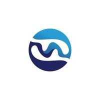 Waves beach vector logo and symbols template icons app